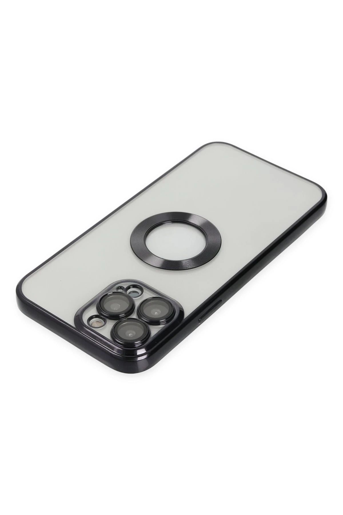 NewFace iPhone 14 Pro Kılıf Slot Silikon - Siyah FLKRY