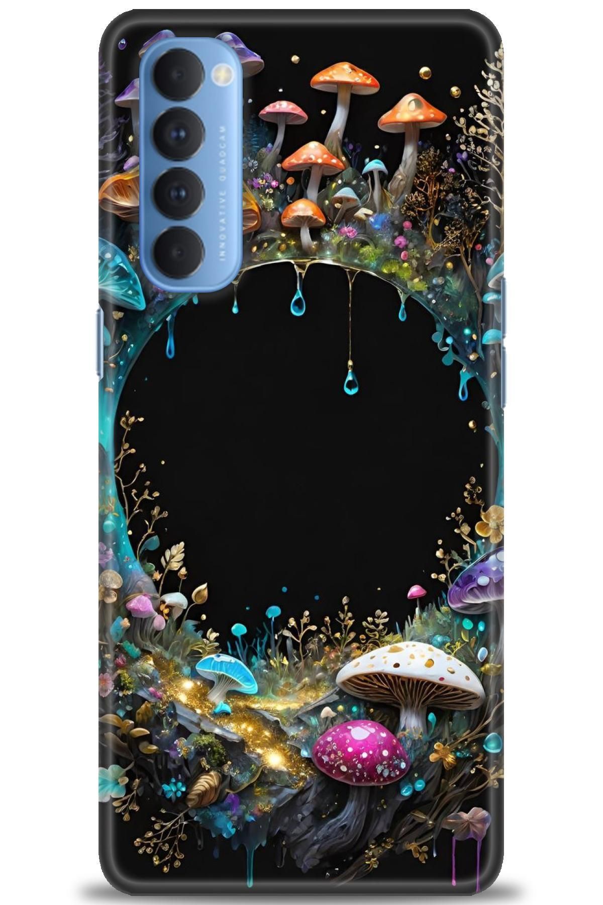 OPPO Reno 4 Pro İle Uyumlu HD Baskılı Desenli Silikon Kılıf - 2083