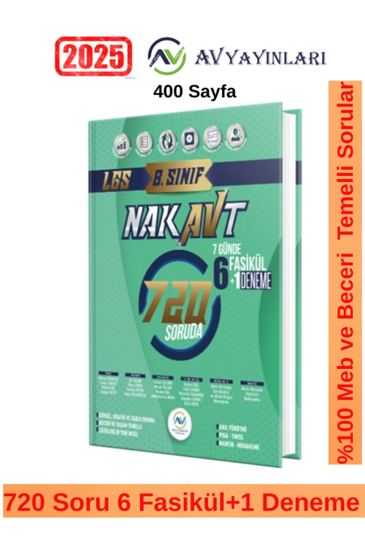 Ens Yayıncılık Av Yayınları Av Akıllı Versiyon Yayınları 8. Sınıf