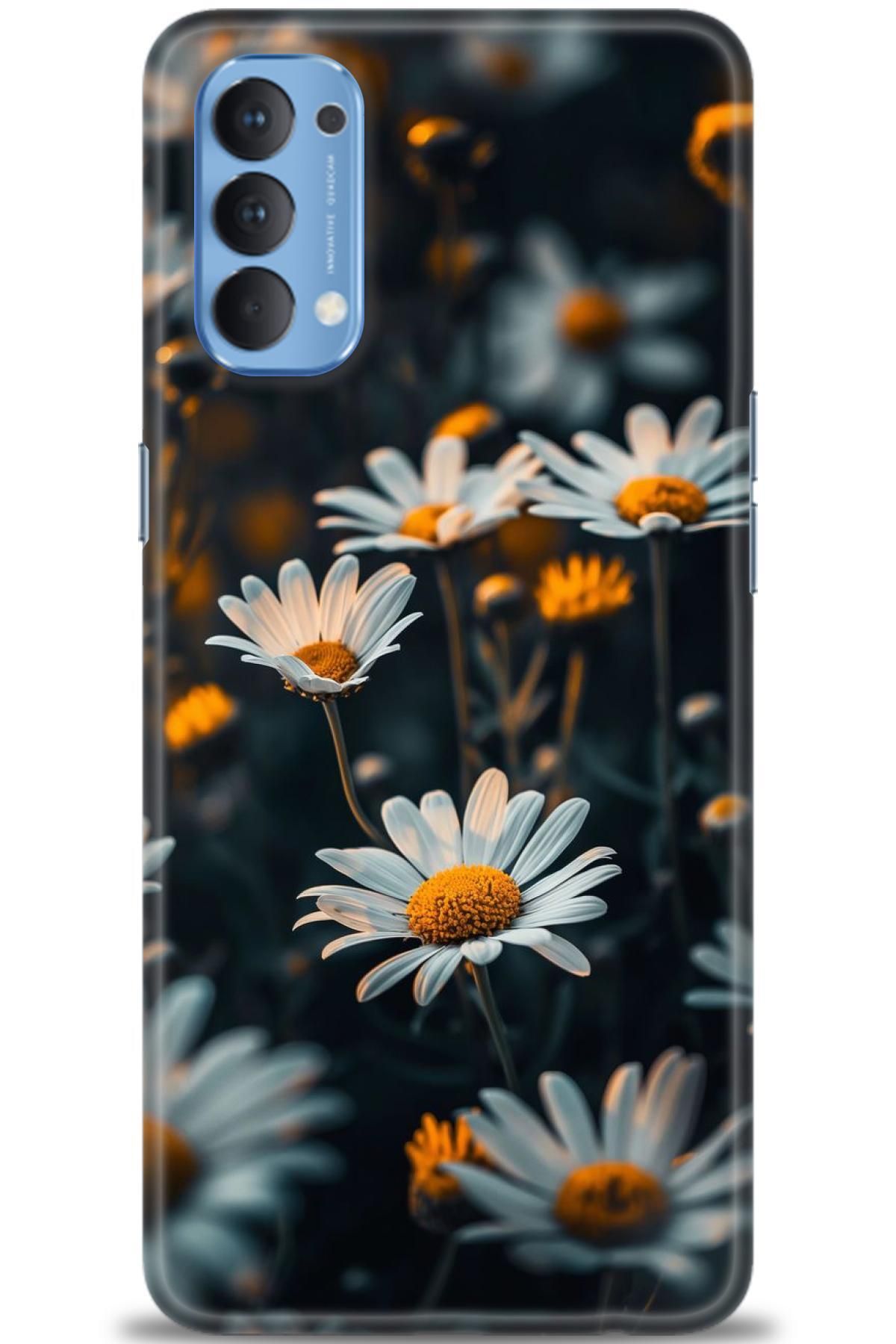 OPPO Reno 4 İle Uyumlu HD Baskılı Desenli Silikon Kılıf - 2419