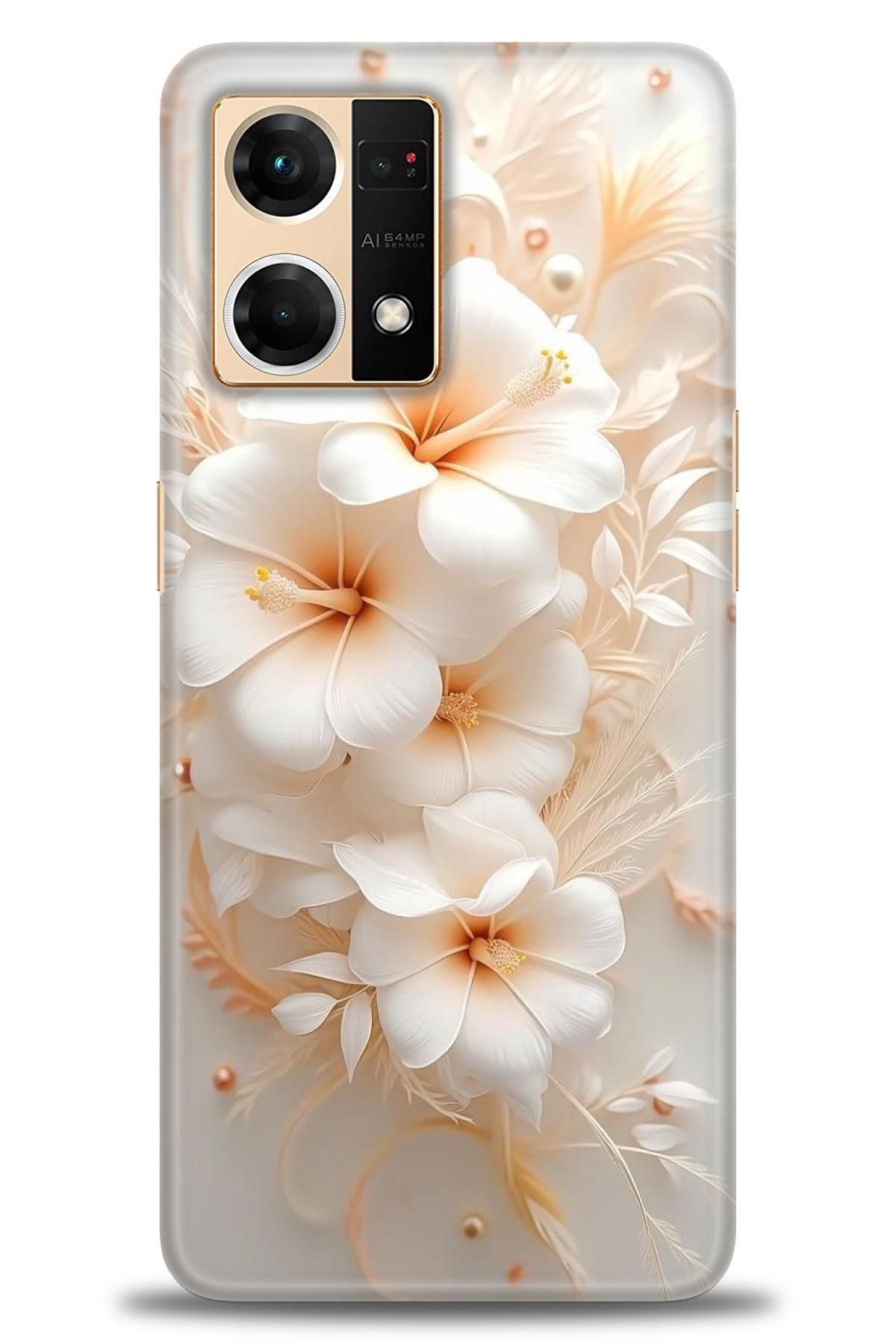 OPPO Reno 7 İle Uyumlu HD Baskılı Desenli Silikon Kılıf - 2613
