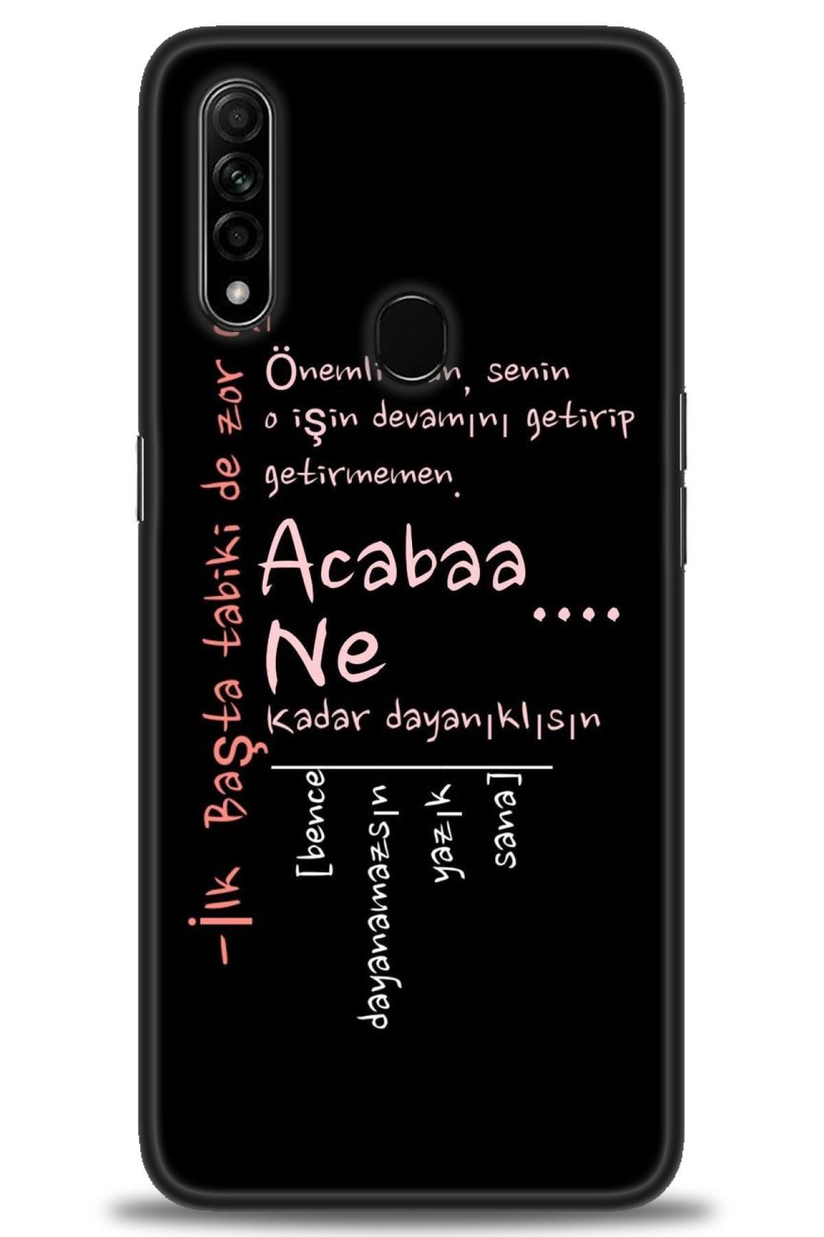 OPPO A31 İle Uyumlu HD Baskılı Desenli Silikon Kılıf - 2458