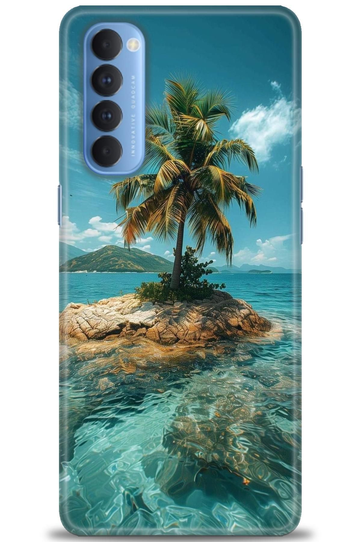 OPPO Reno 4 Pro İle Uyumlu HD Baskılı Desenli Silikon Kılıf - 2706