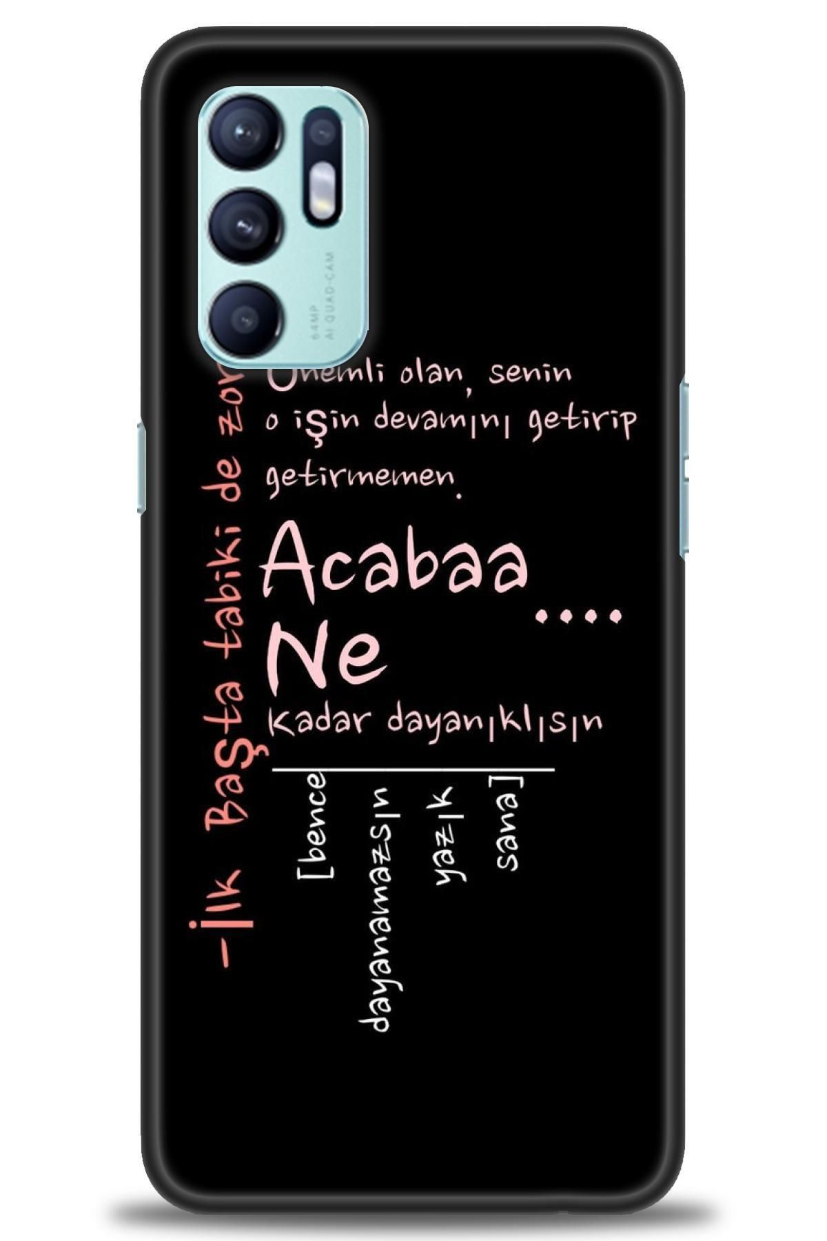 OPPO Reno 6 İle Uyumlu HD Baskılı Desenli Silikon Kılıf - 2458
