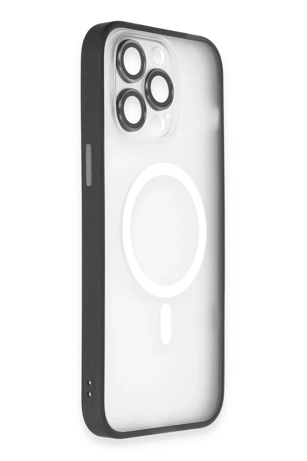 Joko iPhone 14 Pro Max Kılıf Martin Lens Magneticsafe Kapak - Siyah SVLRS
