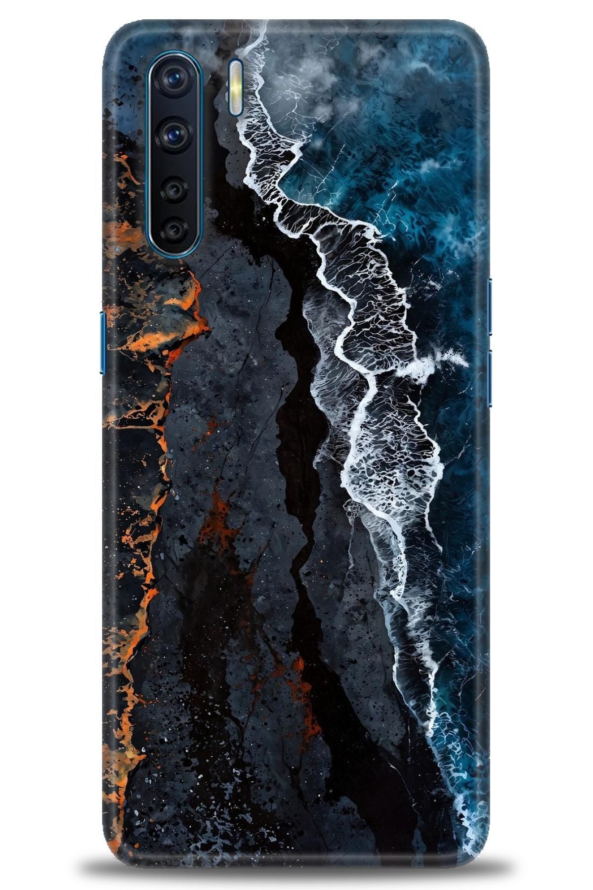 OPPO A91 / Reno 3 İle Uyumlu HD Baskılı Desenli Silikon Kılıf - 2185