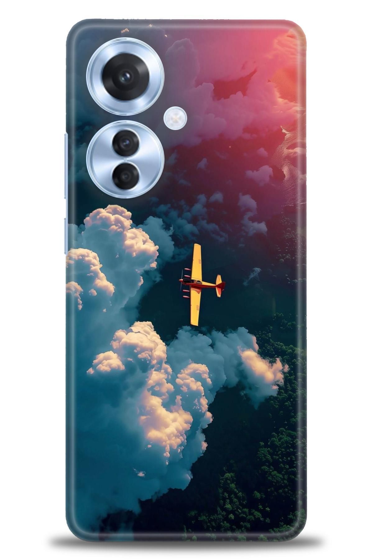 OPPO Reno 11F İle Uyumlu HD Baskılı Desenli Silikon Kılıf - 2623