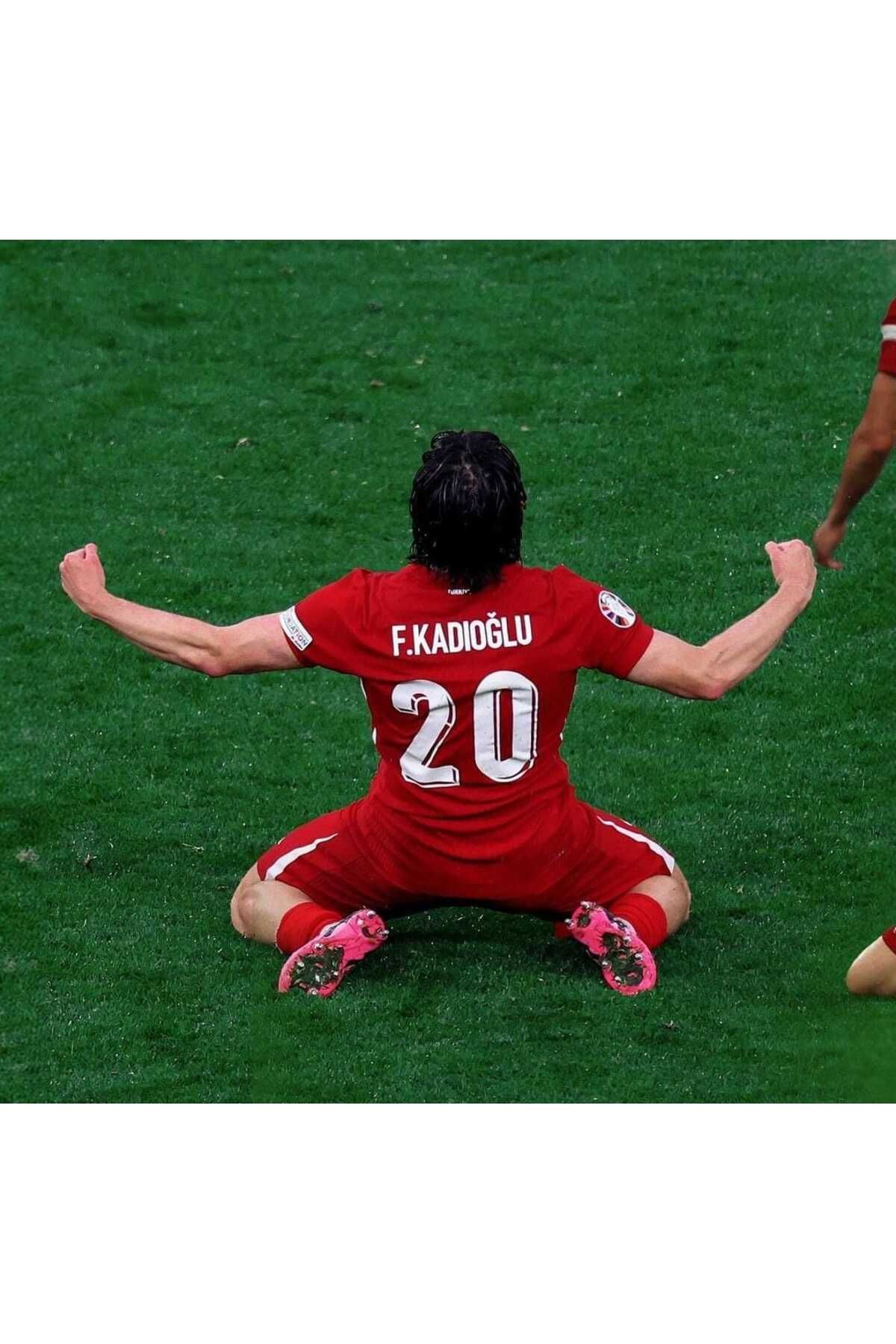 BREATHLESS Türkiye Milli Takımı Euro 2024 F.e.r.d.i K.a.d.ı.o.ğ.l.u Deplasman Forması (RED)