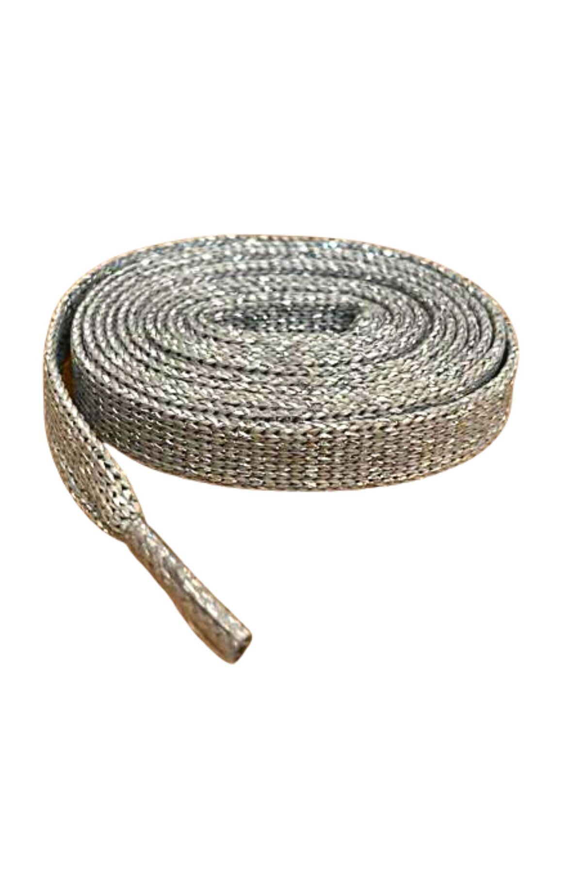 Mawrond 120 Cm, Yassı Parlak, Altın veya Gümüş Simli Ayakkabı Bağcığı, Spor Convers, Casual Bağcık