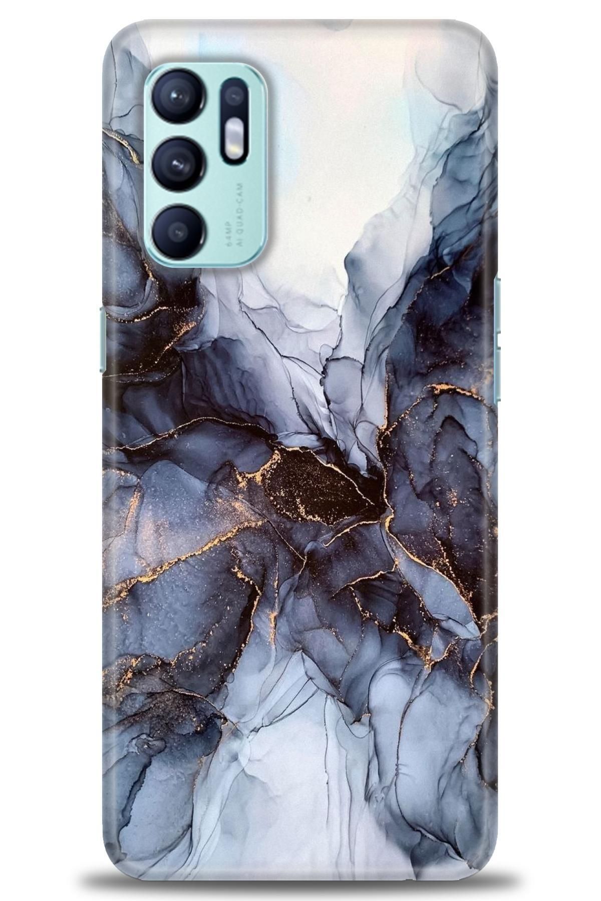 OPPO Reno 6 İle Uyumlu HD Baskılı Desenli Silikon Kılıf - 2101