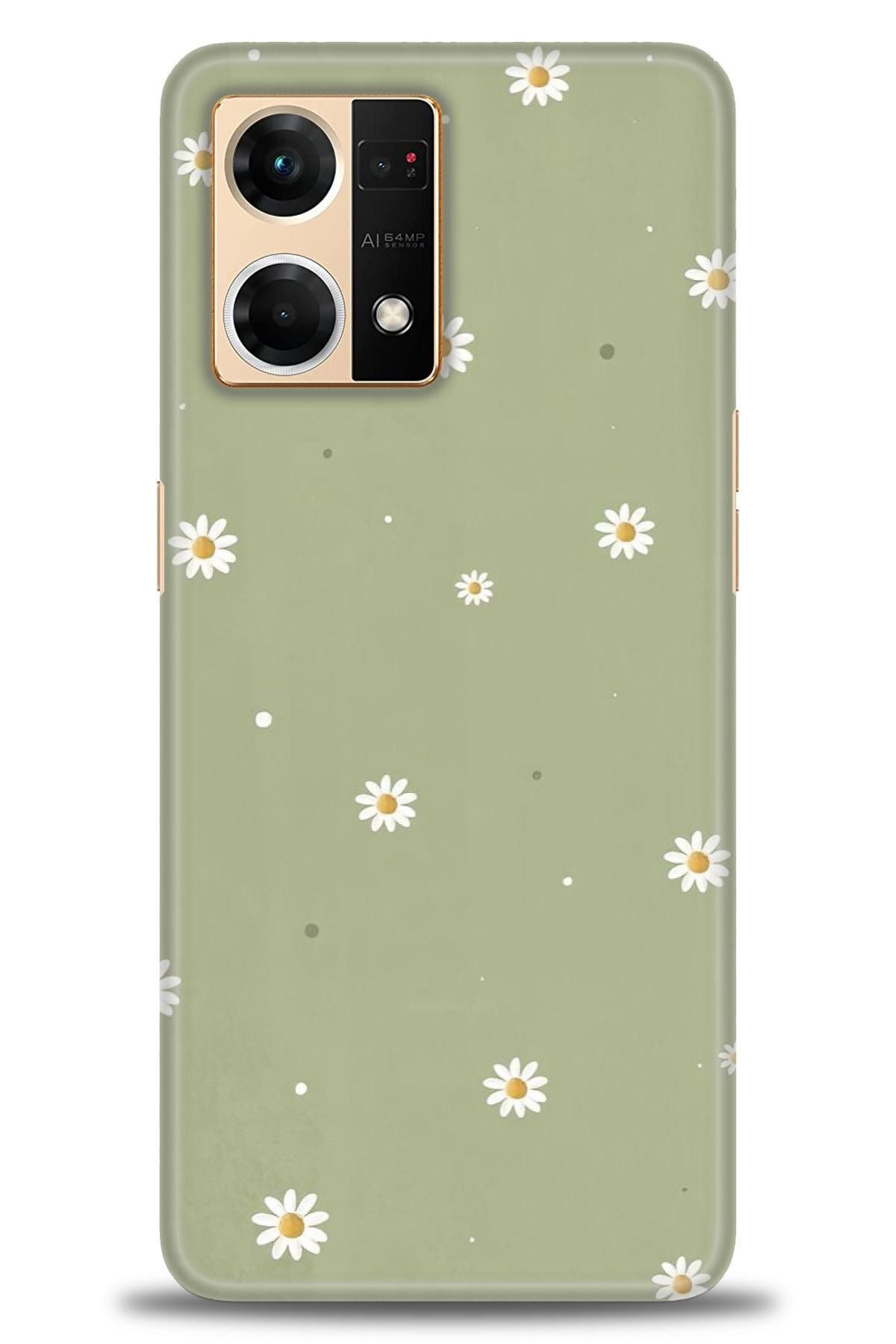 OPPO Reno 7 İle Uyumlu HD Baskılı Desenli Silikon Kılıf - 2134