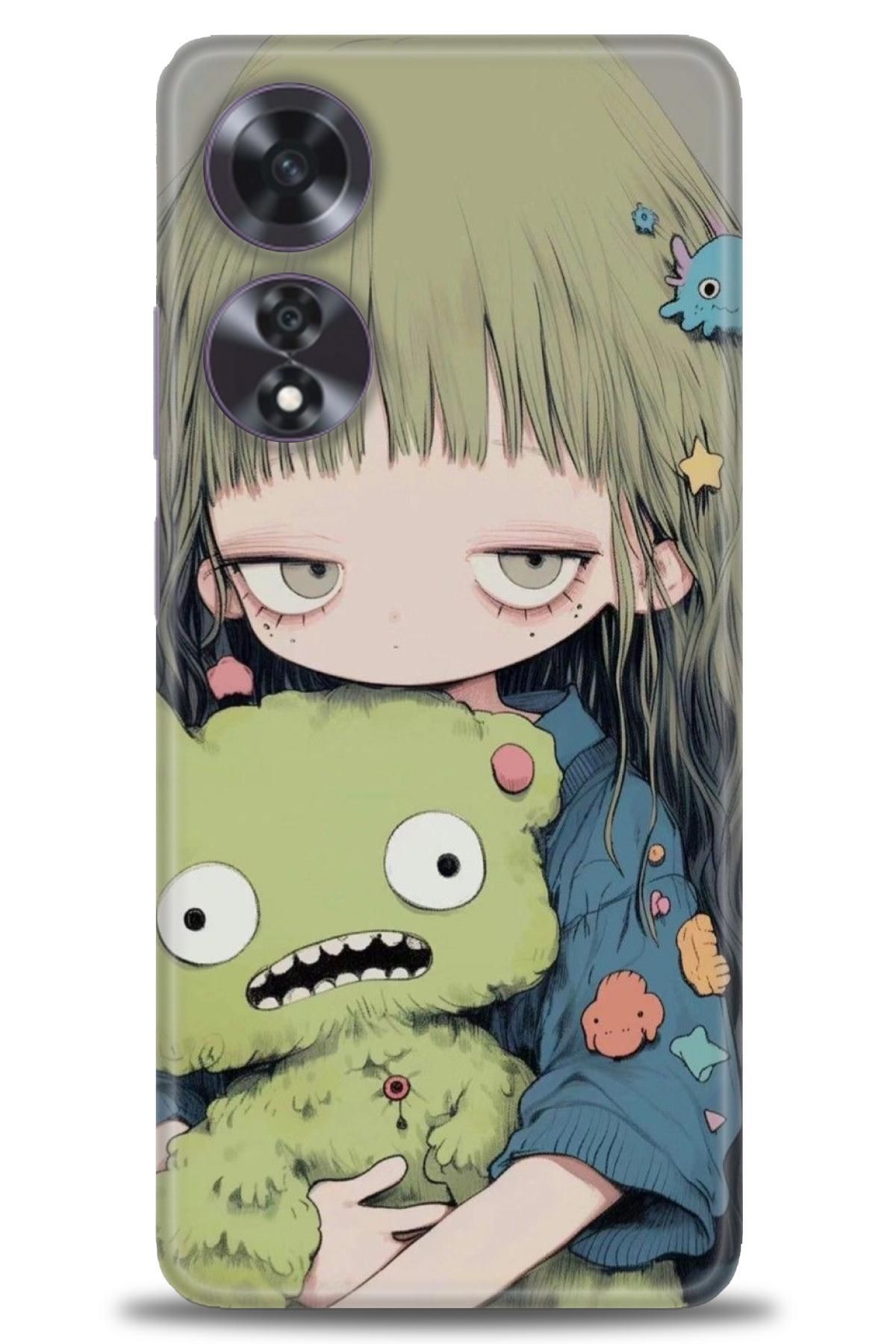 OPPO A60 İle Uyumlu HD Baskılı Desenli Silikon Kılıf - 2318