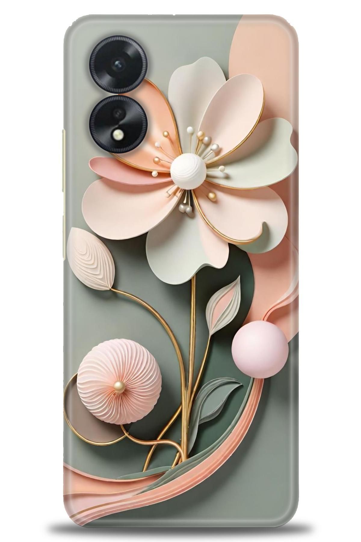 OPPO A38 İle Uyumlu HD Baskılı Desenli Silikon Kılıf - 2834