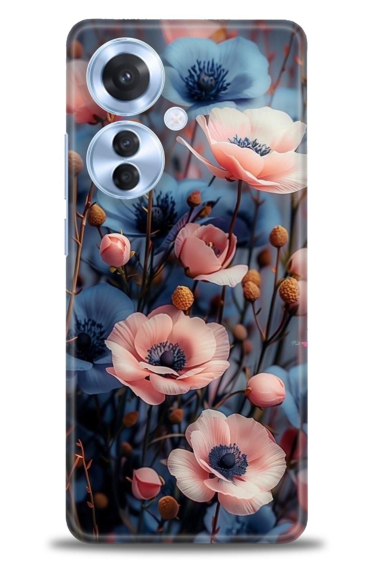 OPPO Reno 11F İle Uyumlu HD Baskılı Desenli Silikon Kılıf - 2587