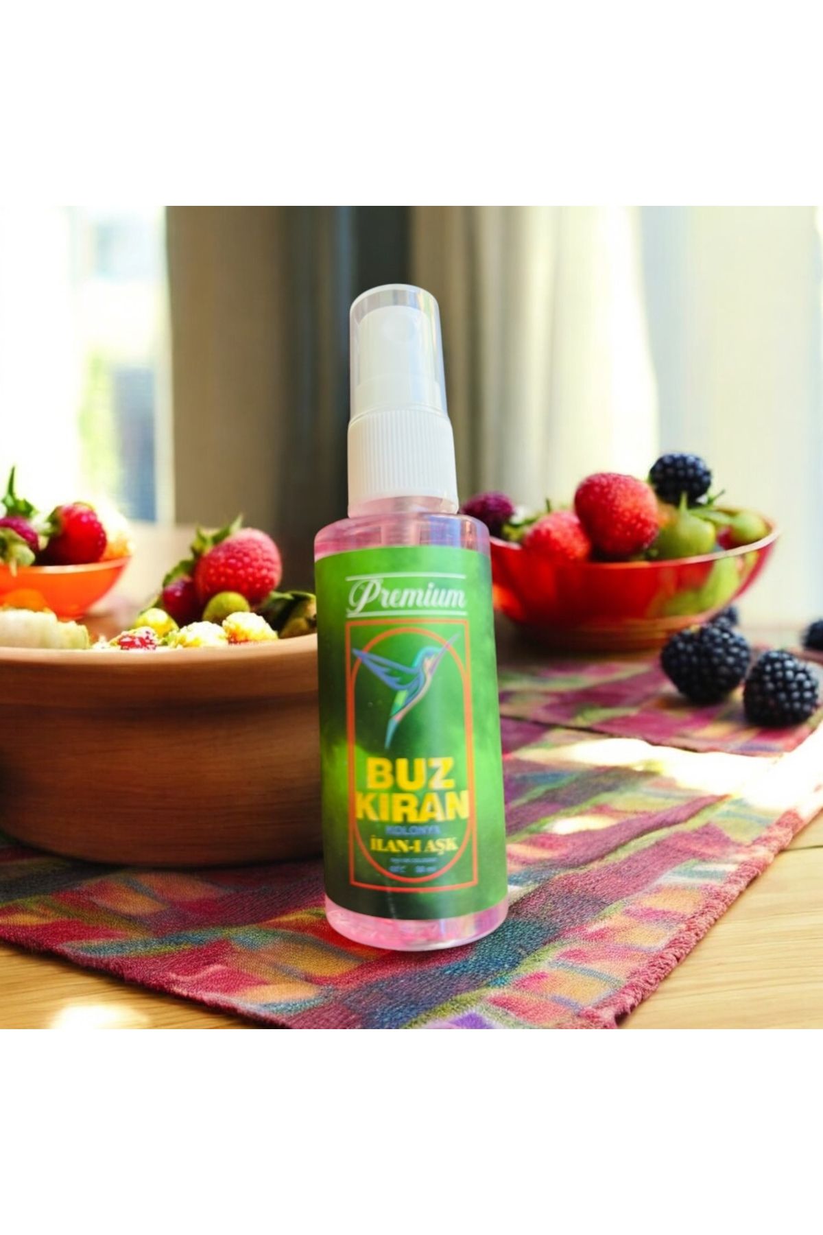 BUZKIRAN Buzkıran Premium Sprey Kolonya - ilanı aşk (amber , nar , kiraz)