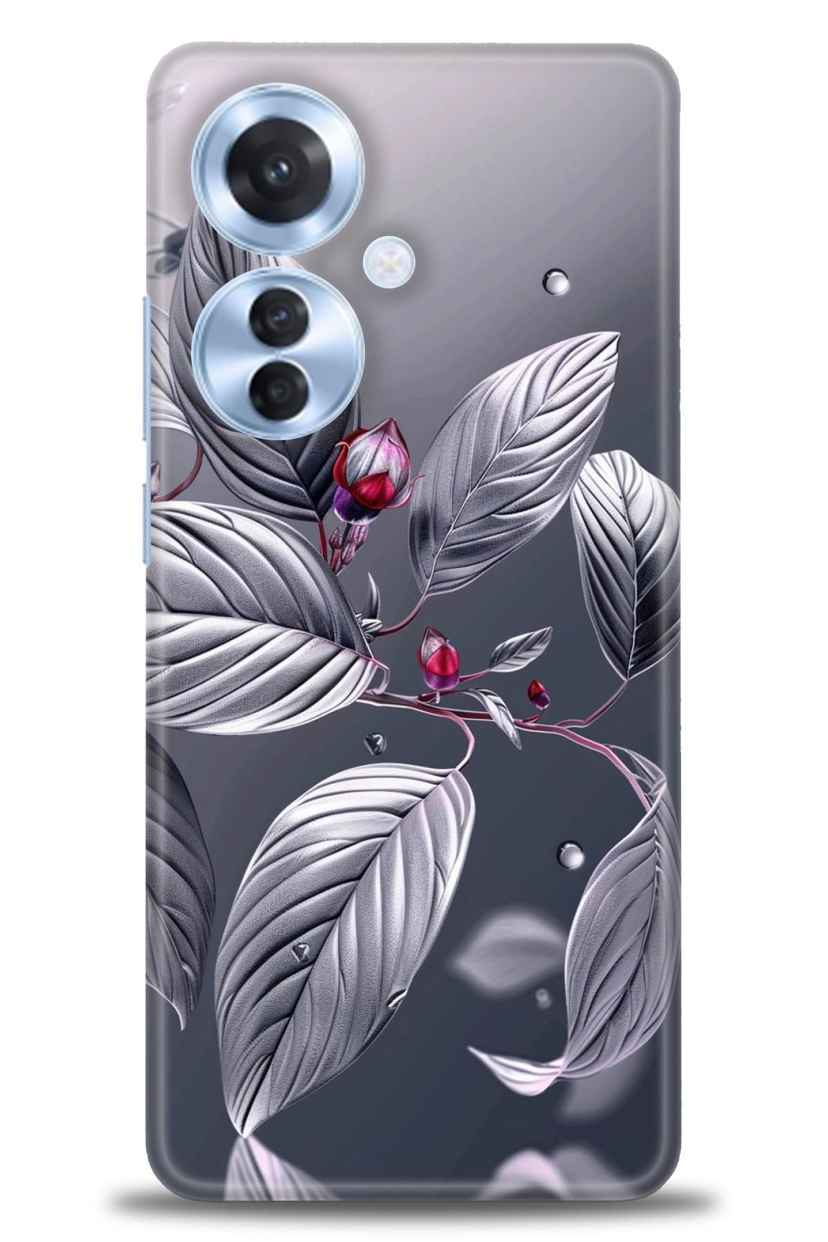 OPPO Reno 11F İle Uyumlu HD Baskılı Desenli Silikon Kılıf - 2111