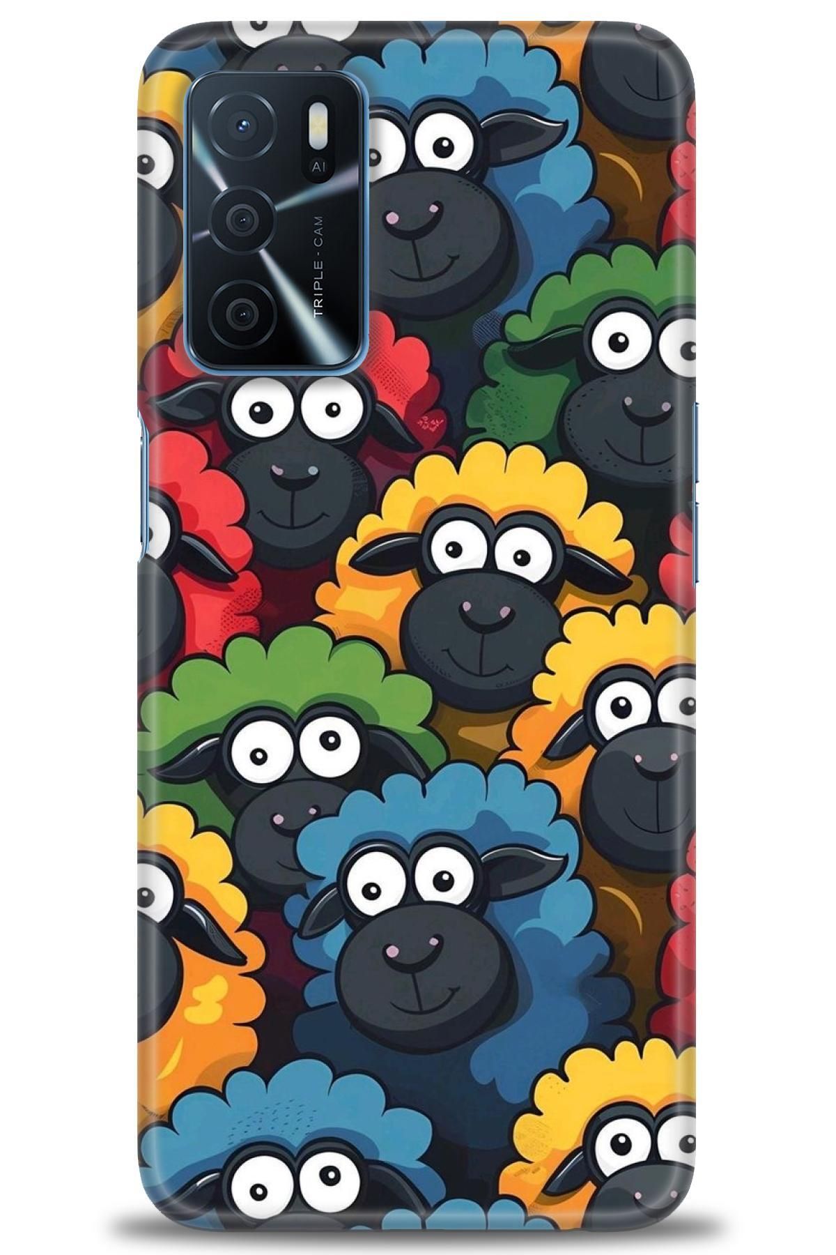OPPO A16 / A55 İle Uyumlu HD Baskılı Desenli Silikon Kılıf - 2334
