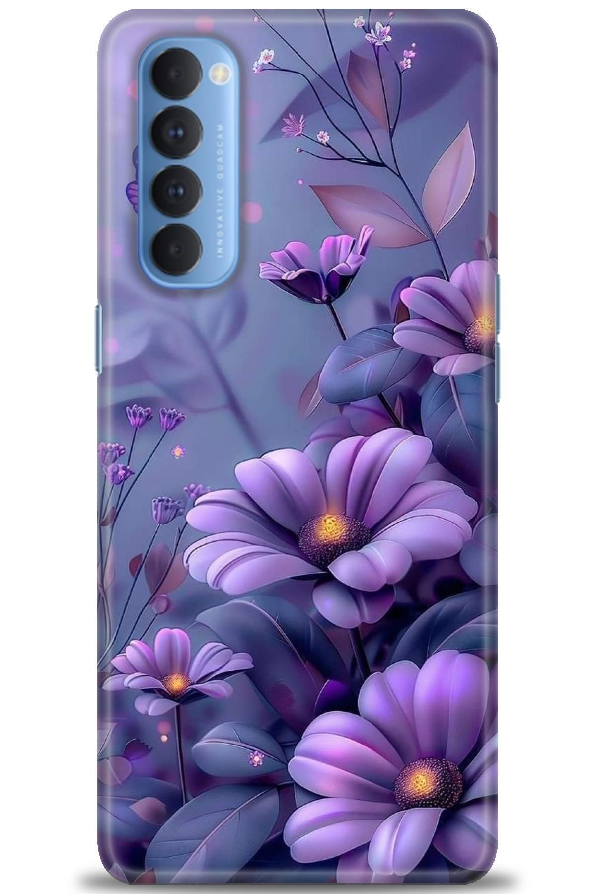 OPPO Reno 4 Pro İle Uyumlu HD Baskılı Desenli Silikon Kılıf - 2396