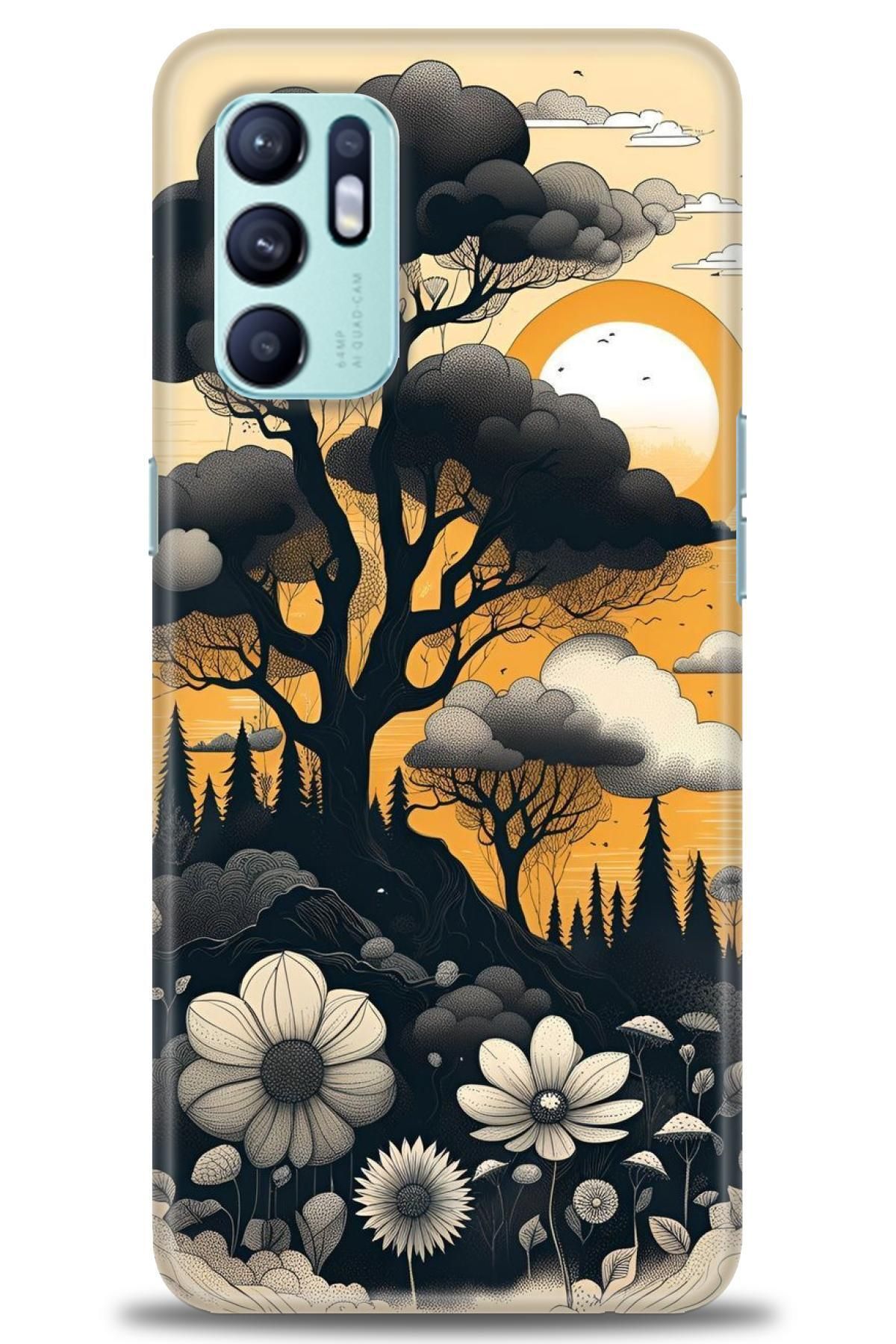 OPPO Reno 6 İle Uyumlu HD Baskılı Silikon Kılıf / ÖzelSeri Oppo - 2253