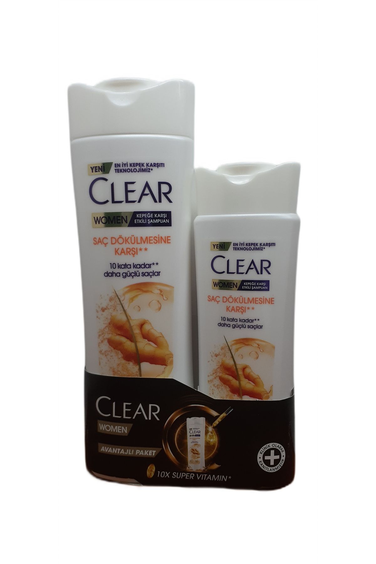 Clear WOMEN SAÇ DÖKÜLMESİNE KARŞI KEPEK ŞAMPUANI 350 ML +180 ML