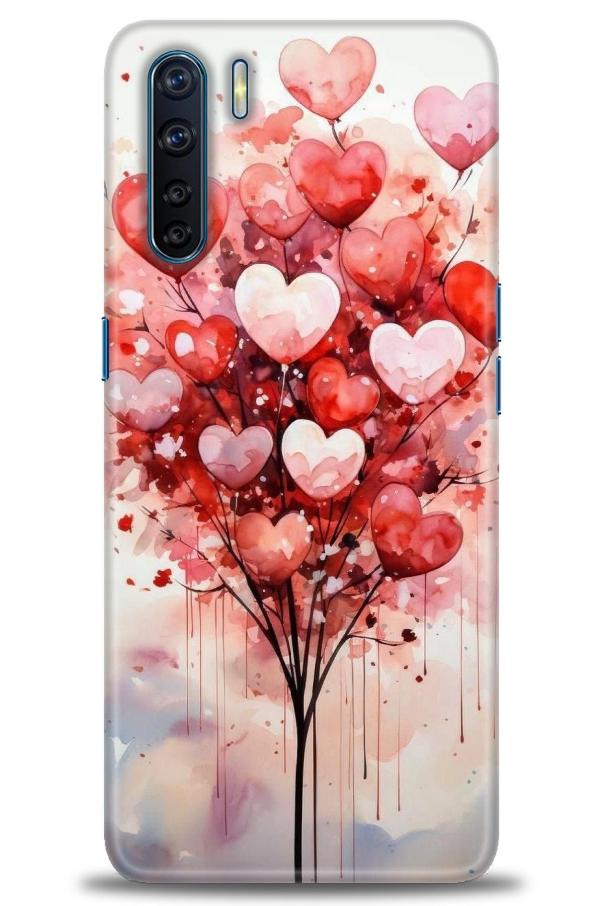 OPPO A91 / Reno 3 İle Uyumlu HD Baskılı Desenli Silikon Kılıf - 2814