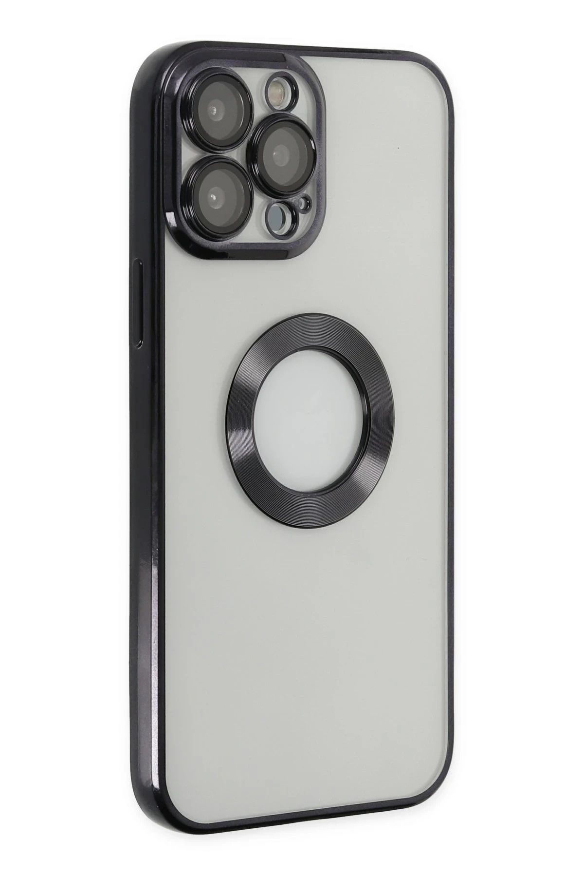 NewFace iPhone 13 Pro Max Kılıf Slot Silikon - Siyah WLZOR