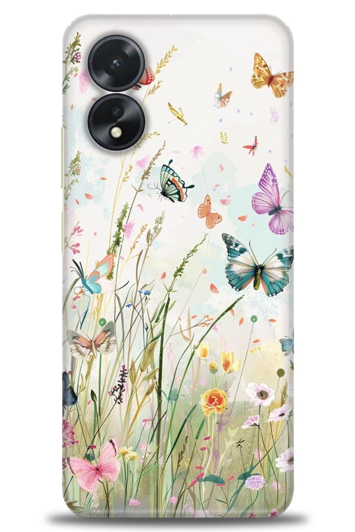OPPO A38 İle Uyumlu HD Baskılı Desenli Silikon Kılıf - 2567