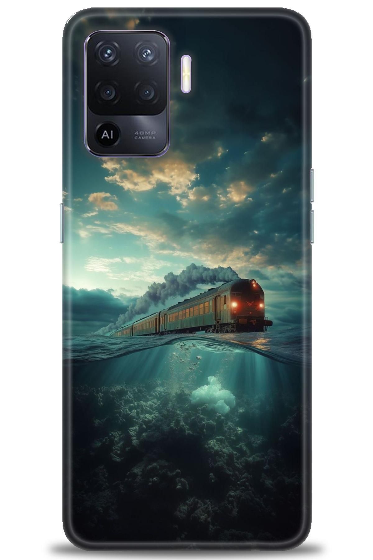 OPPO Reno 5 Lite İle Uyumlu HD Baskılı Desenli Silikon Kılıf - 2285