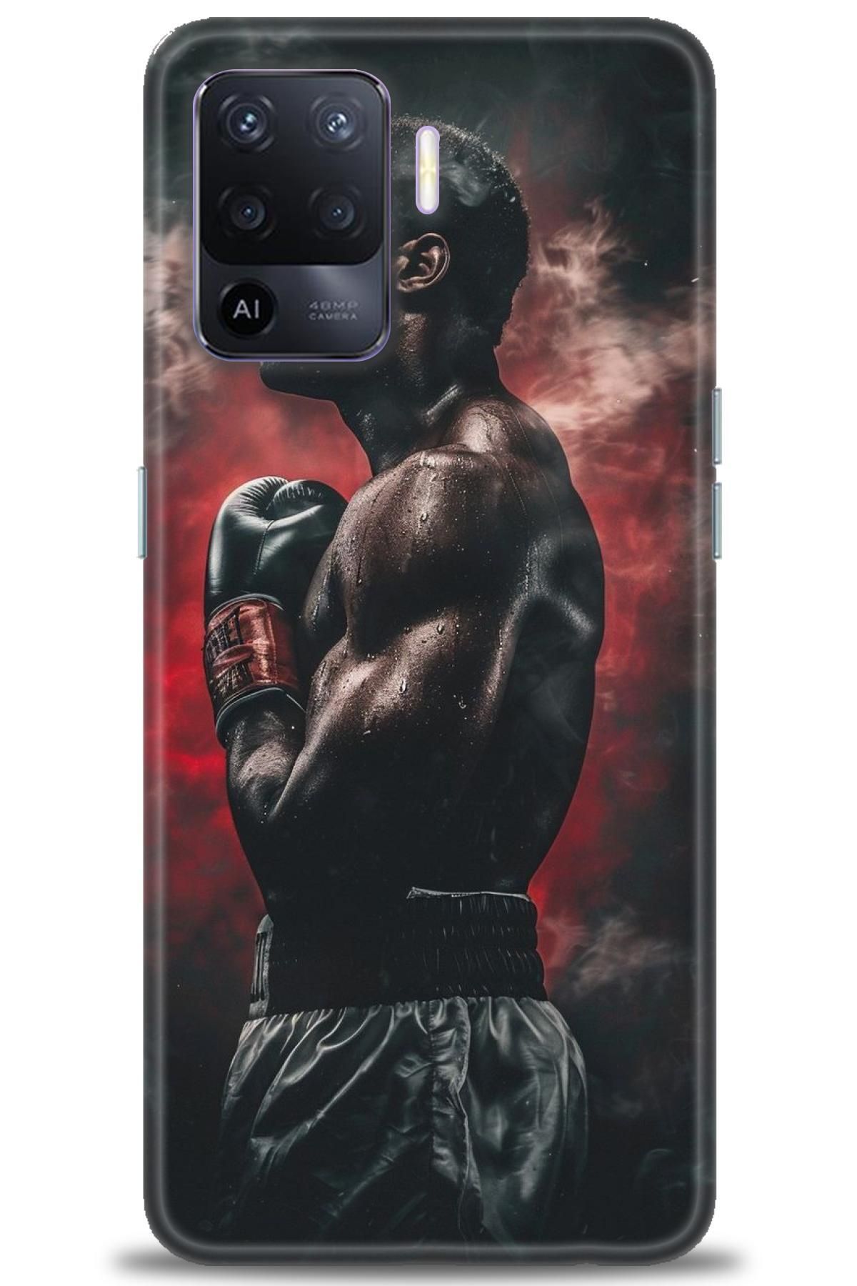OPPO Reno 5 Lite İle Uyumlu HD Baskılı Desenli Silikon Kılıf - 2216