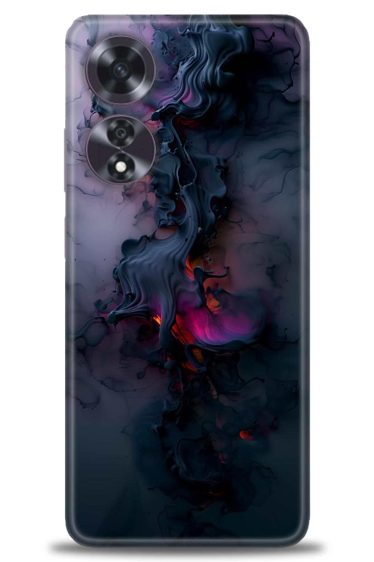 OPPO A60 İle Uyumlu HD Baskılı Desenli Silikon Kılıf - 2403