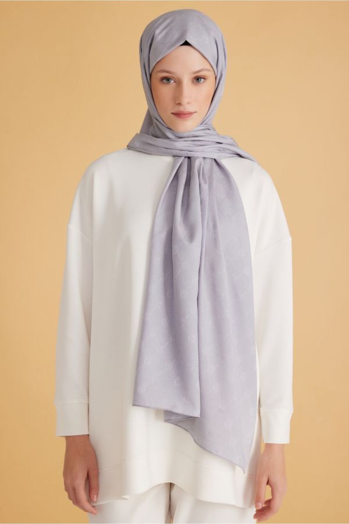 Belli Fresh Monogram Şal-3
