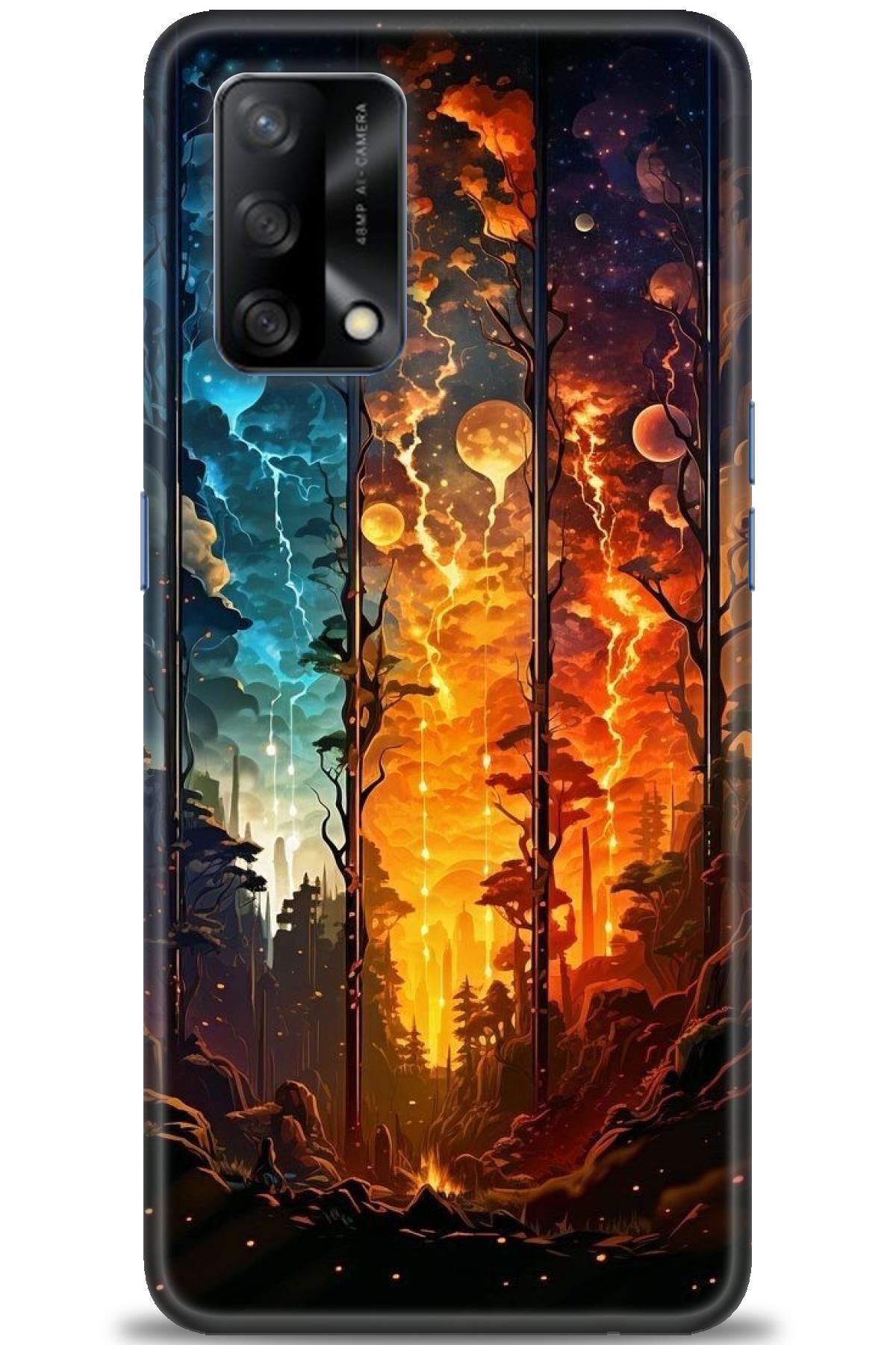 OPPO A74 İle Uyumlu HD Baskılı Silikon Kılıf / ÖzelSeri Oppo - 2985
