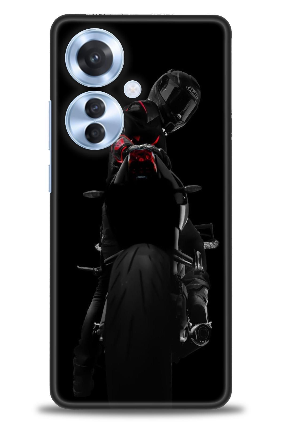 OPPO Reno 11F İle Uyumlu HD Baskılı Desenli Silikon Kılıf - 2438