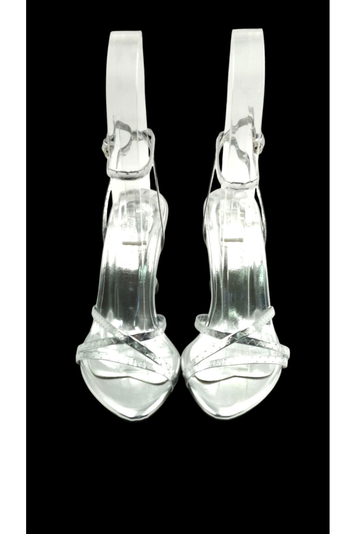 Escarpinshoes KADIN TOPUKLU BANTLI BİLEKTEN BAĞLI ABİYE AYAKKABI