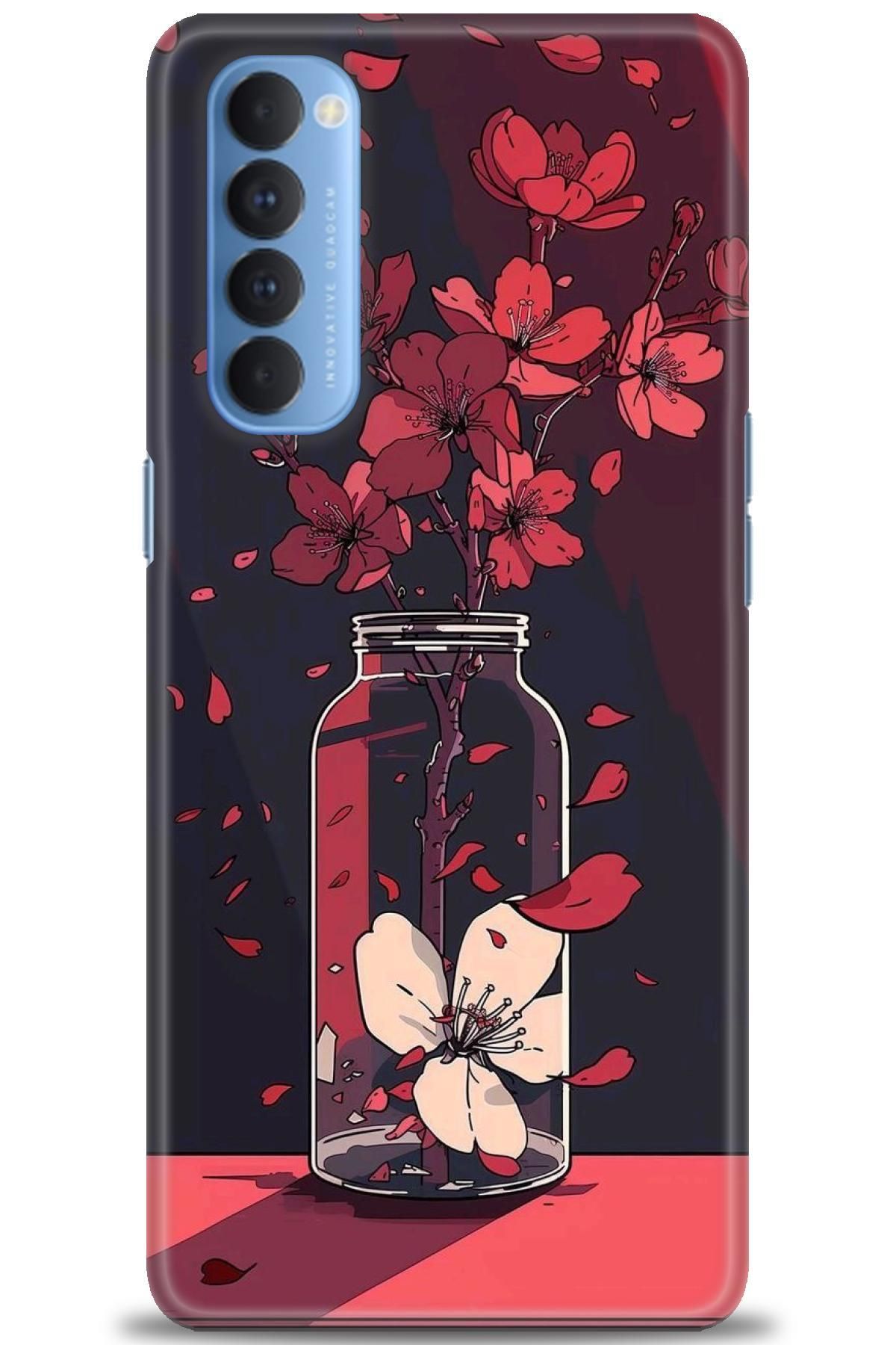 OPPO Reno 4 Pro İle Uyumlu HD Baskılı Desenli Silikon Kılıf - 2628