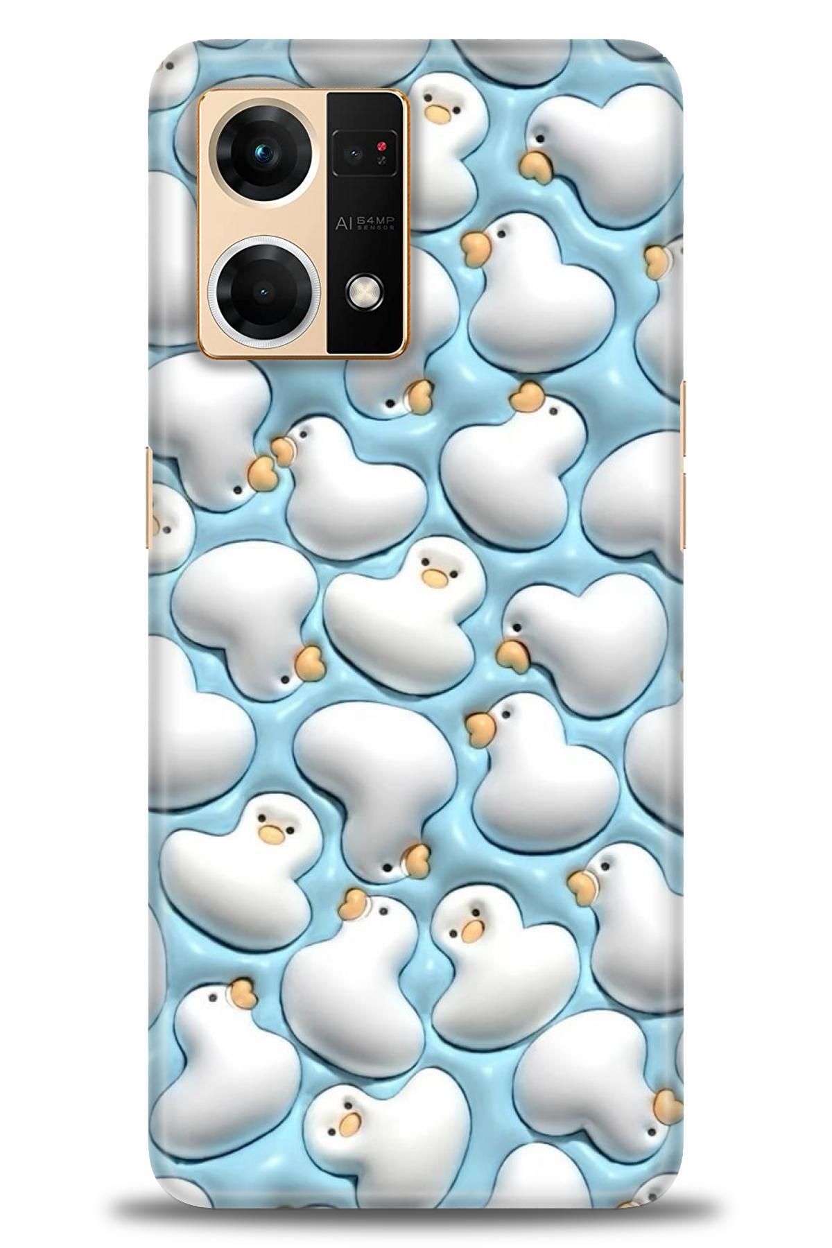OPPO Reno 7 İle Uyumlu HD Baskılı Silikon Kılıf / ÖzelSeri Oppo - 2189
