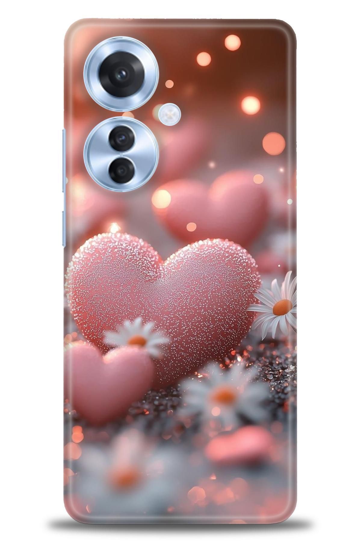 OPPO Reno 11F İle Uyumlu HD Baskılı Desenli Silikon Kılıf - 2041