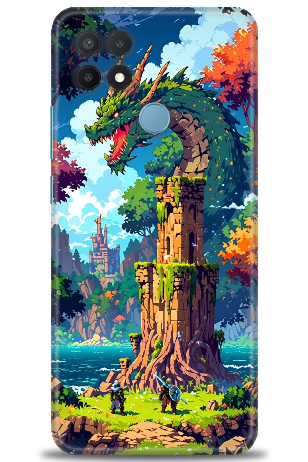 OPPO A15 / A15S İle Uyumlu HD Baskılı Desenli Silikon Kılıf - 2570