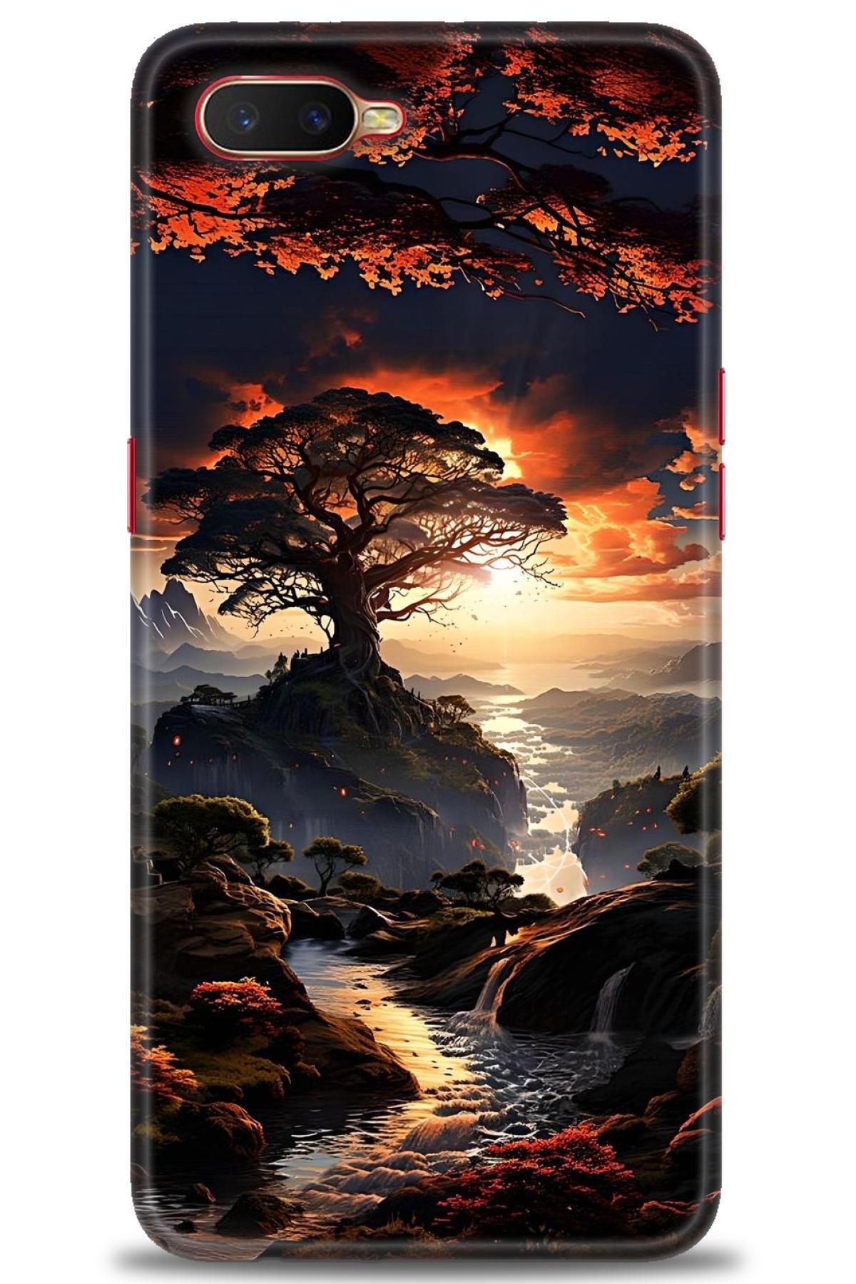OPPO RX 7 Neo İle Uyumlu HD Baskılı Desenli Silikon Kılıf - 2843