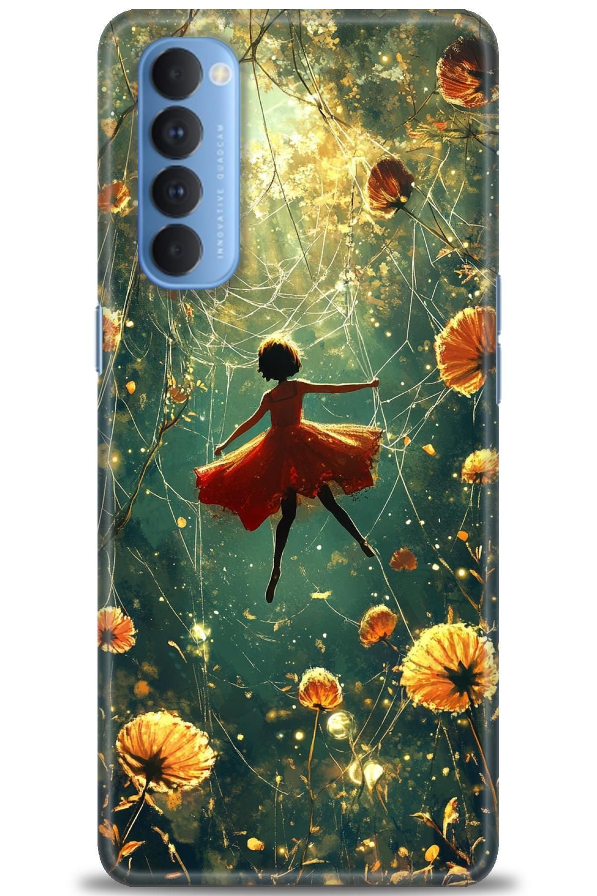 OPPO Reno 4 Pro İle Uyumlu HD Baskılı Desenli Silikon Kılıf - 2160