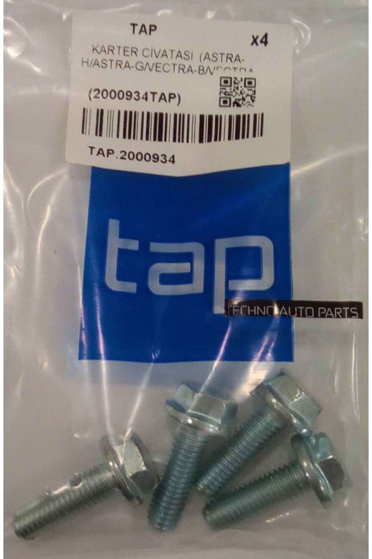 TAP 4 ADET KARTER CİVATASI (ASTRA-H/ASTRA-G/VECTRA-B/VECTRA 2000934TAP | 11098611