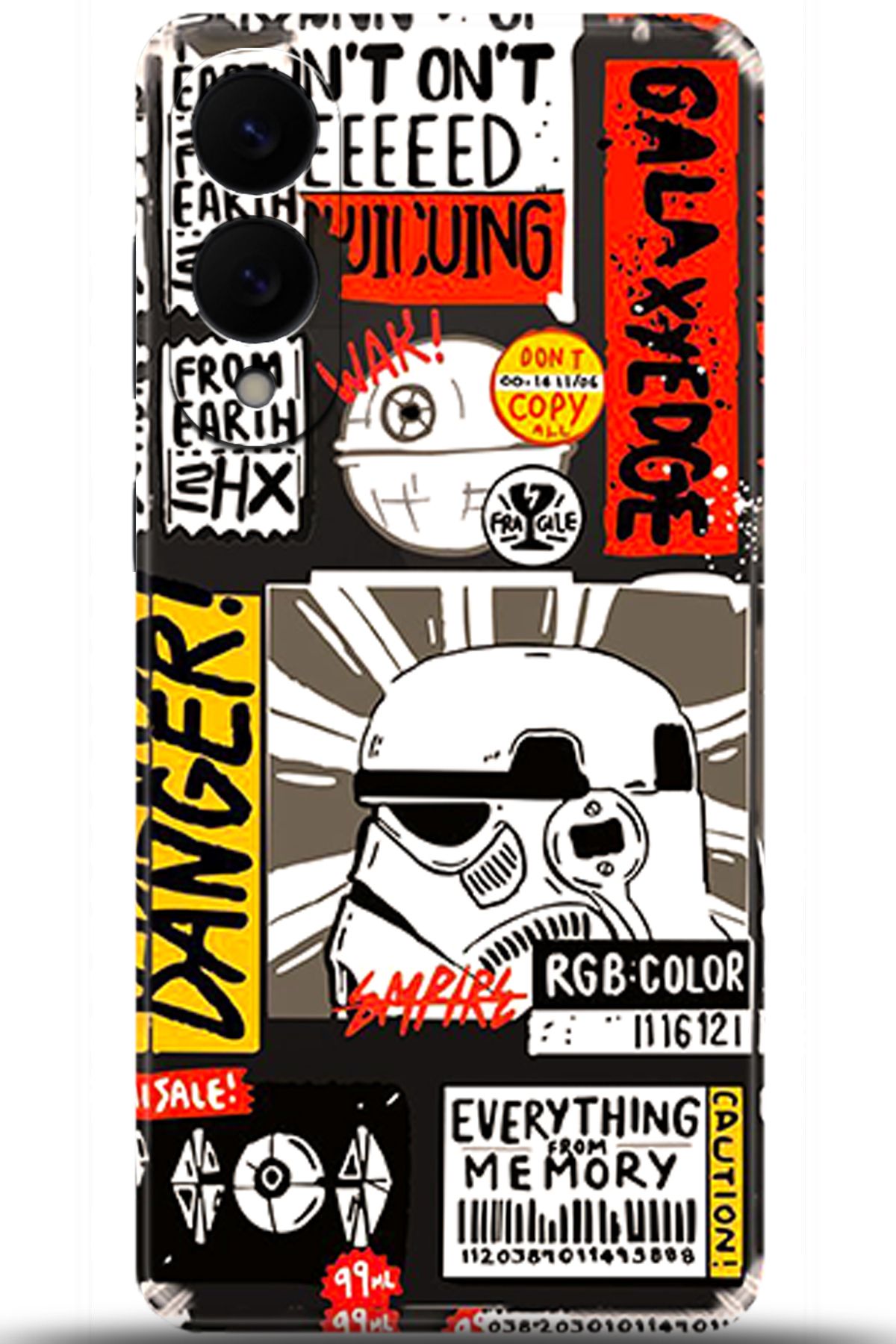Noprin Samsung Galaxy S25 Edge Kılıf HD Baskılı Kılıf - Yours is Someone Else 5555