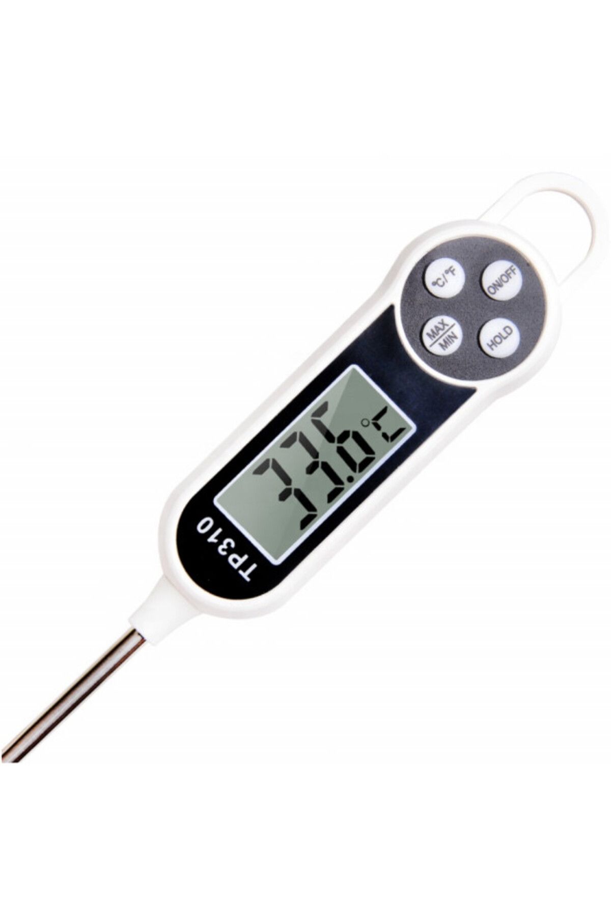 PUFO-Digital Food Thermometer With Rod, Lcd Display, 4 Buttons, Measurement Range -50° C - 300° C 2