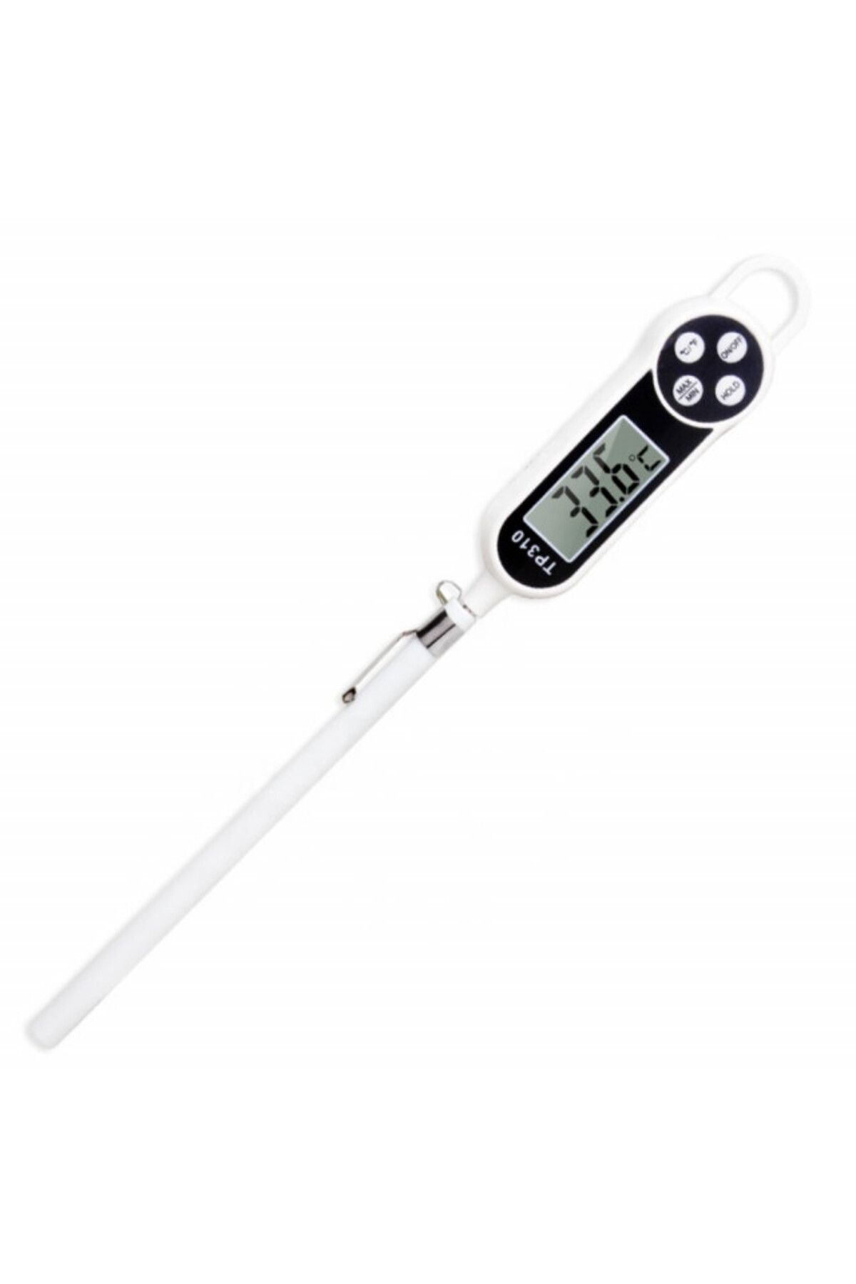 PUFO-Digital Food Thermometer With Rod, Lcd Display, 4 Buttons, Measurement Range -50° C - 300° C 3