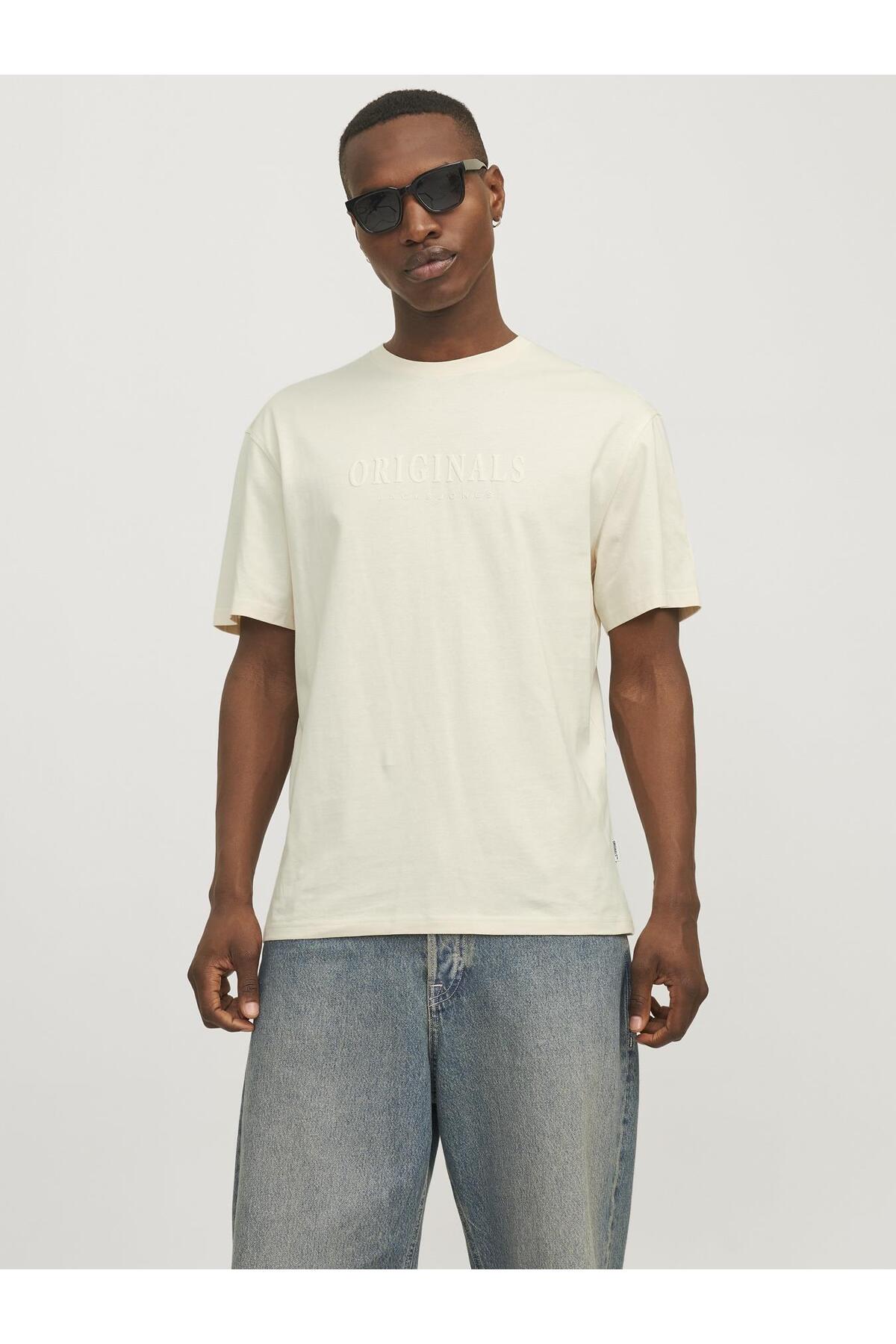 تی شرت تی شرت Gedruckt Rundhalsausschnitt جک اند جونز تی شرت Jack & Jones