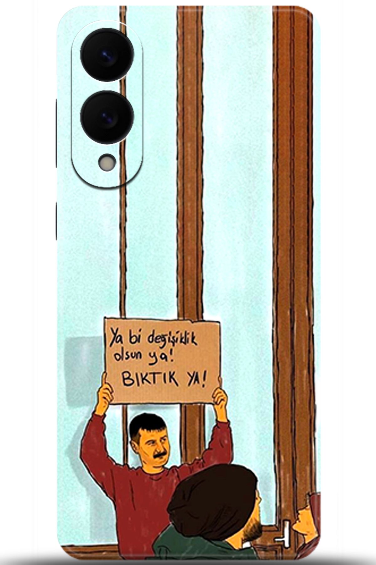 Noprin Samsung Galaxy S25 Edge Kılıf HD Baskılı Kılıf - Yours is Someone Else 5595