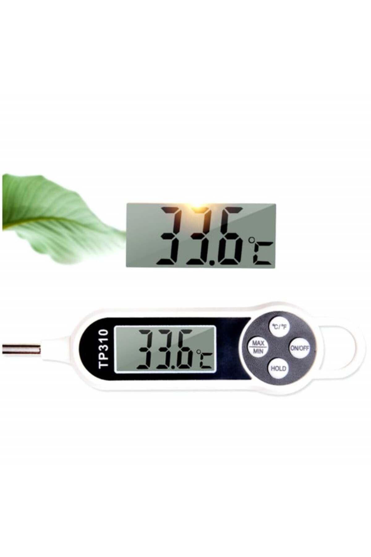 PUFO-Digital Food Thermometer With Rod, Lcd Display, 4 Buttons, Measurement Range -50° C - 300° C 5