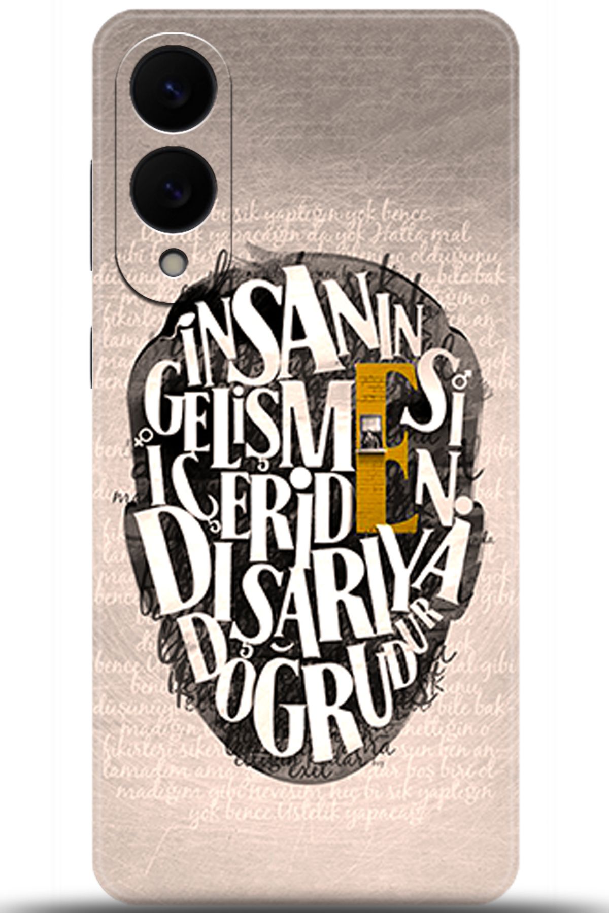 Noprin Samsung Galaxy S25 Edge Kılıf HD Baskılı Kılıf - Yours is Someone Else 5587