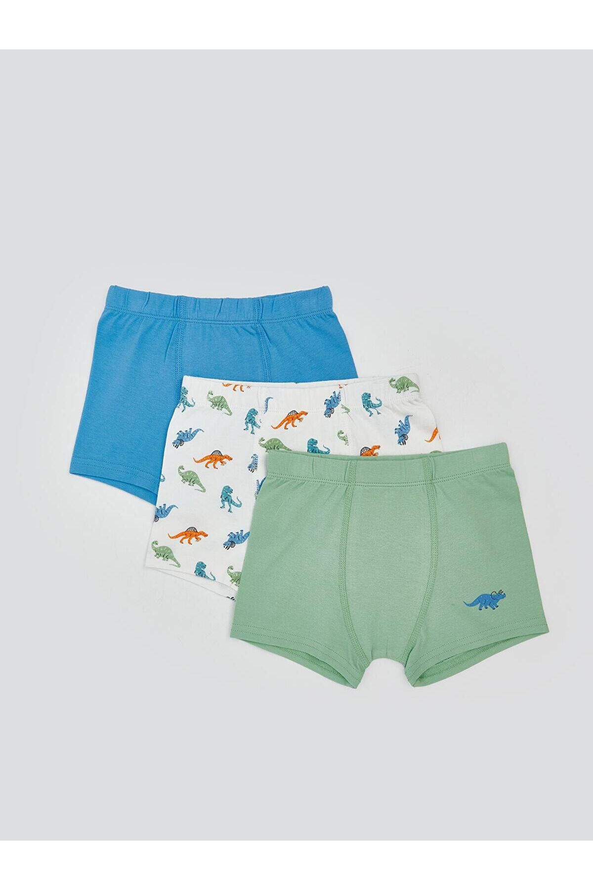LC Waikiki LCW Kids Baskılı Erkek Çocuk Boxer 3'lü (S5)