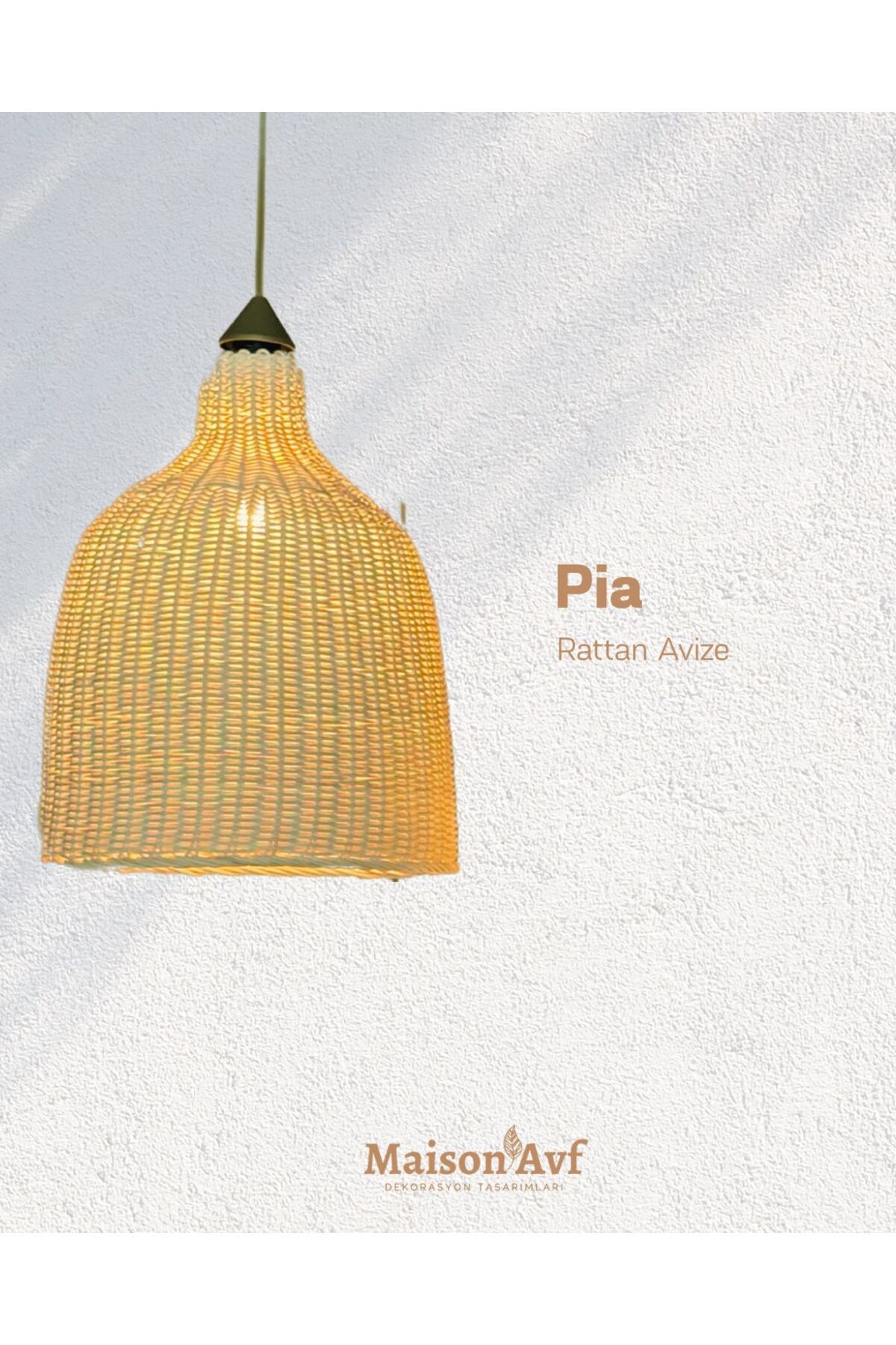 Maison Avf Pia Rattan Avize